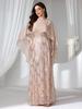 European and American wholesale banquet elegant long socialite cool aura queen dress