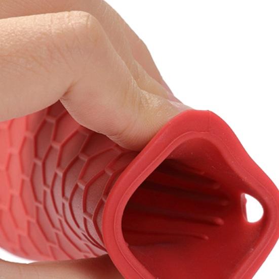 Silicone Pot Handle Holder Heat Resistant Skillet Handle Cover Non-Slip Cast Iron Pan Sleeve for Enameled Griddles Frying Pans Cookware