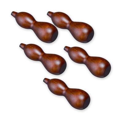 Wooden Gourd Chopstick Set of J-kitchens Rests, 5, 6.3x3cm