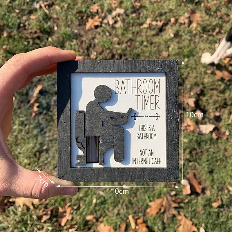 Produit Créatif Drôle Sablier de Minuterie pour Salle de Bain Toilettes Ornements Décoratifs Cadeau Farce