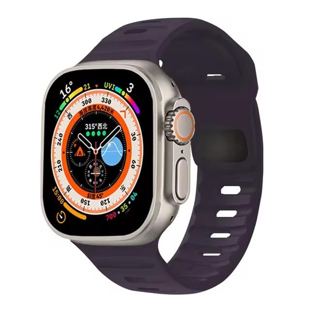 

Sport Strap For Apple Watch Band 45mm 44mm 46mm 42mm 4ultra 29mm 41 40 mm Silicone correa bracelet iwatch Series 9 8 7 6 5 4 se 38 40 41 S10-42mm