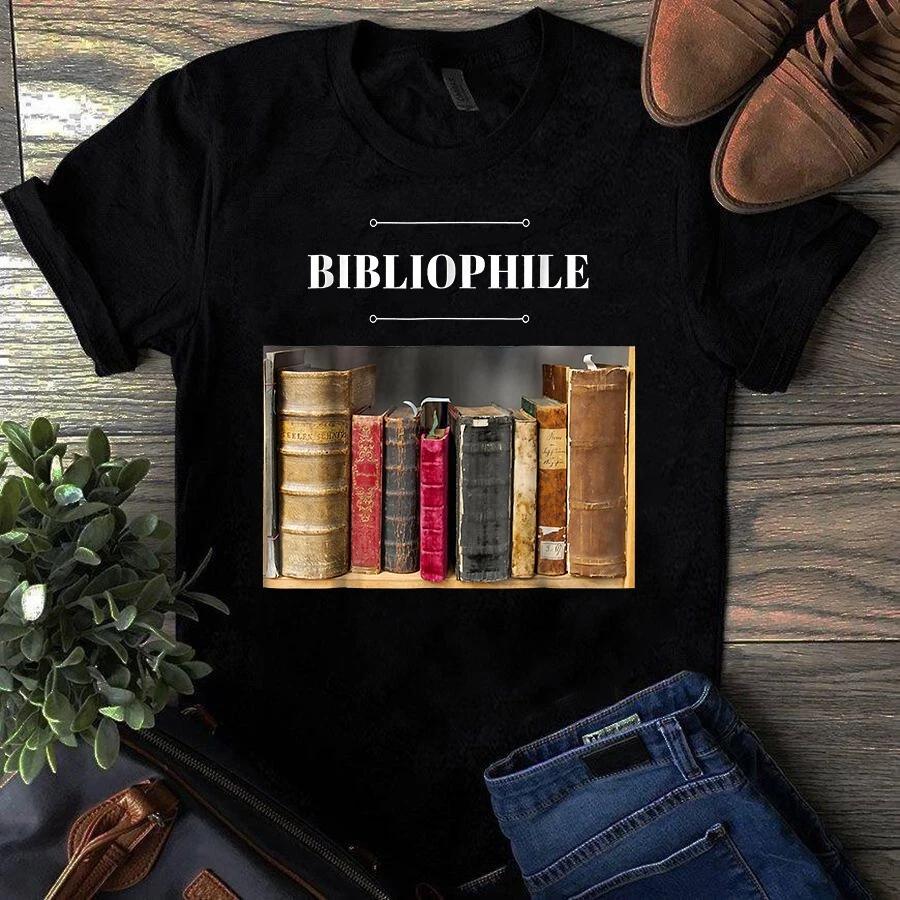 Men s and Women s T-shirts Bibliophile Love Reading Book XXL