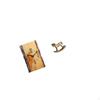 Artistic Tree Stump Clock Sculpture Retro Design Ornament for Housewarming Office Centerpiece