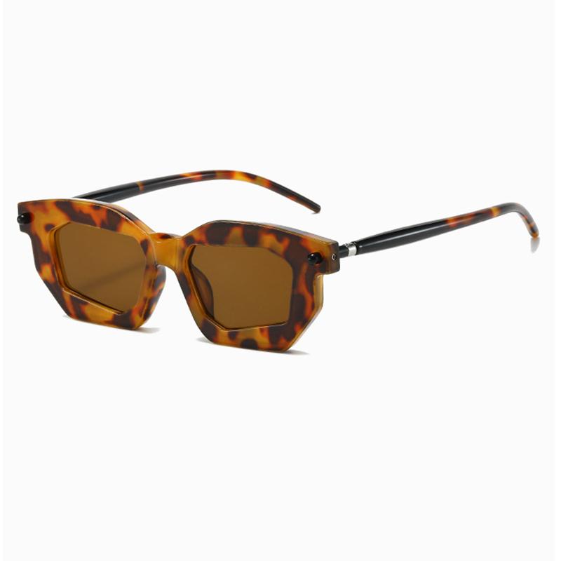 Dropshipping New Fashion Men Women Unique Design Shaped Sunglasses Personalized Street Photography Retro Sun Glasses