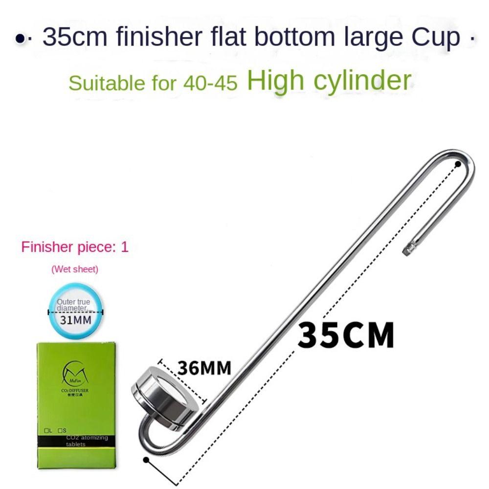 304 Stainless Steel Fish Tank CO2 Diffuser U-shaped Aquarium Oxygen Diffuser  Aquarium