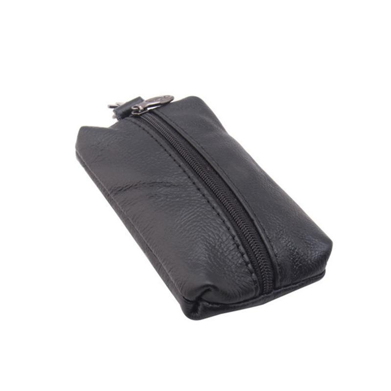 Key Holder Car Key Wallets Men Key Organizer Housekeeper Zipper Key Case Bag Pouch Solid Color