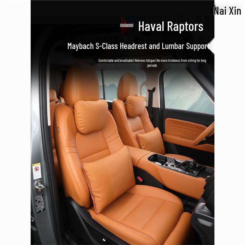 This Multi-functional Car Pillow and Lumbar Support Blanket Fits 2023-2024 Haval H6 Models, Offering Versatile Comfort for Car Use.