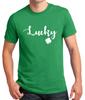 Lucky - Men’s Saint Patrick’s Day Green Clover Irish Shamrock T-Shirt
