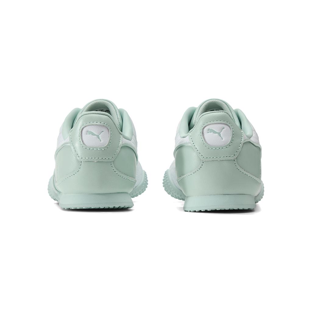 Puma Bella V2 Leather Peaceful Blue Unisex Sneakers Green White 404043-04