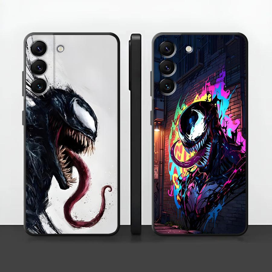 Phone Cover Case for Samsung Galaxy A57 A23 A26 A55 A53 A35 A25 A32 A52 A36 A24 A73 A51 A37 A22 A71 A72 Marvel Cool Venom