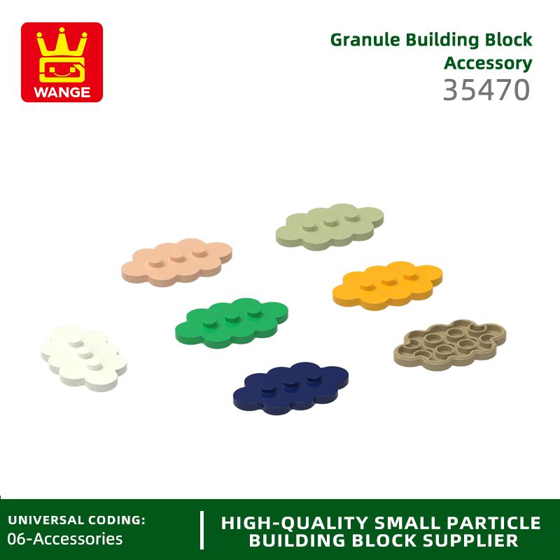70Pcs/lot 35470 Tile Modified 3 x 5 Cloud Accessories Works With featuring Brick DO IT YOURSELF Children's Toy Assembly Parts