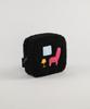 Kimhachan Fluffy Afternoon Cosmetic Pouch - Black
