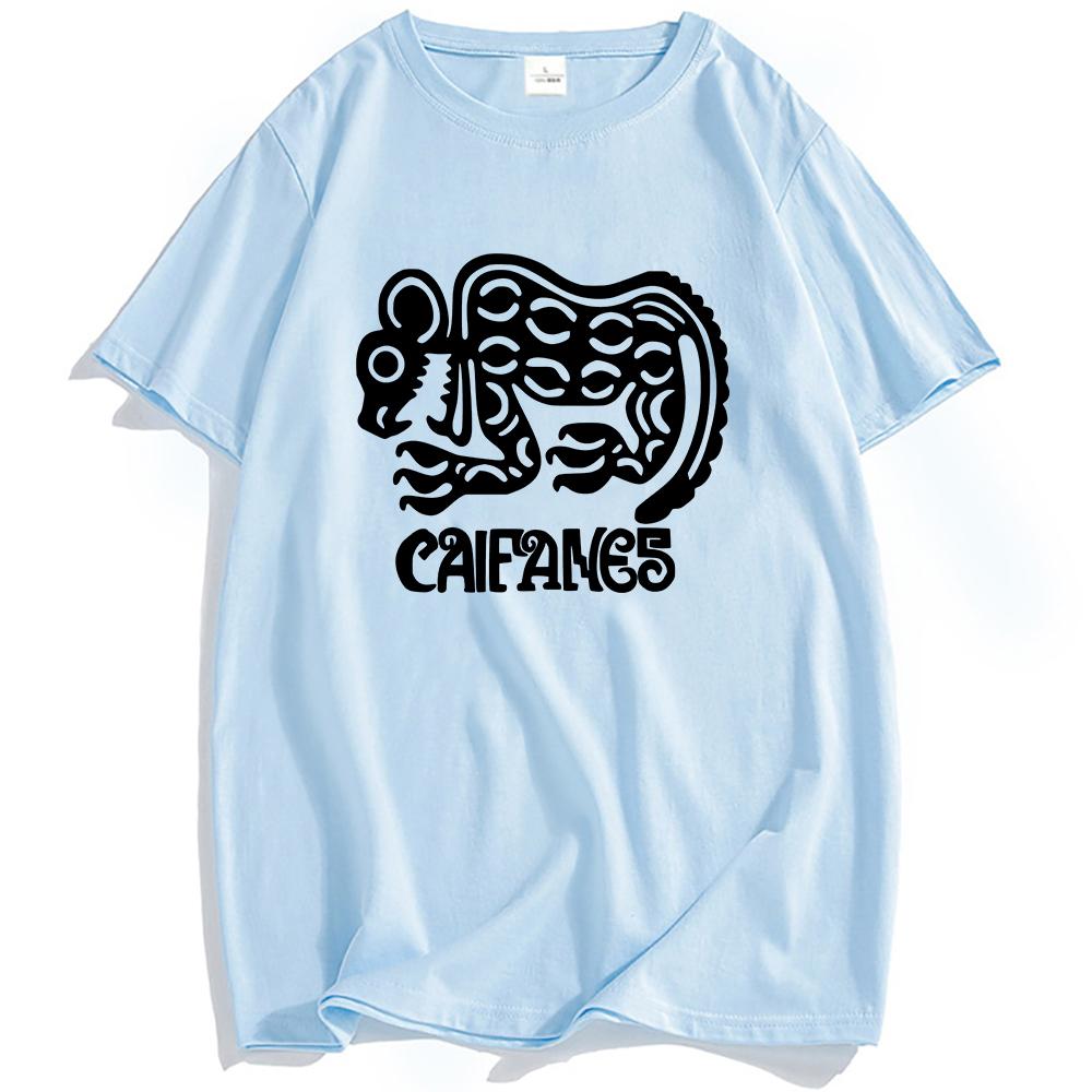 Rock Band CAIFANES T-shirt Cotton Short Sleeve Casual Tshirts Grunge Unisex Streetwear Hip Hop Fashion Men Women T Shirt