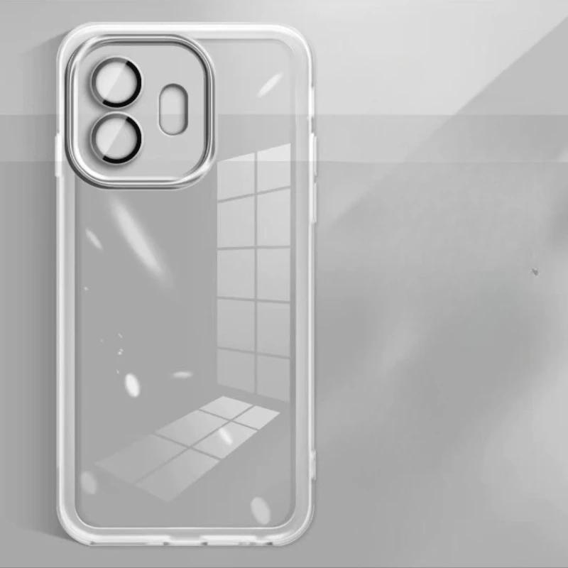 For OnePlus 15T Case For One Plus 15 T 1+15T Soft Clear Silicone TPU Cases Transparent Camera Lens Protective Film Cover Fundas