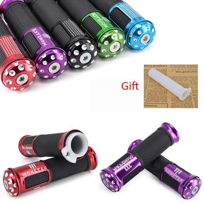 1 Pair 21mm 25mm Motorcycle Throttle Cover Rubber Handle Cover Universal Type Motorcycle Handle Grips Motorcycle
