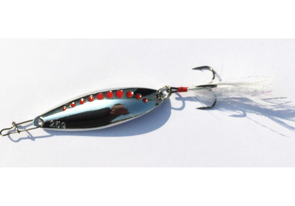 Metal Spinner Spoon Lure: Leech Bait for Bass, Mandarin Fish, Perch