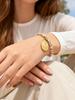 New Fashion Classic Gold Plated Virgin Mary Pendant Bracelets,Stainless Steel Watermelon Beads Rosary Bracelet for Women