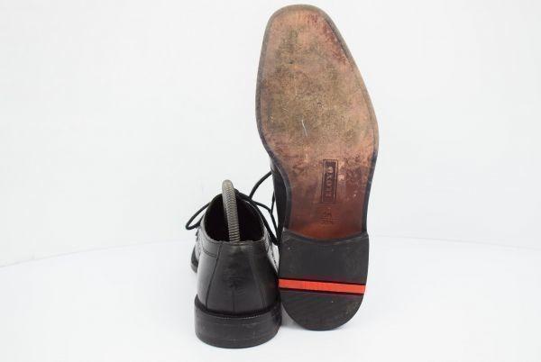 Made in Germany Lloyd Leather Plain Toe 24.5 Black Dress Shoes Business(USED)