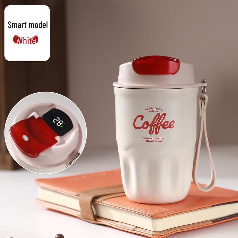 MINGHUI 316 Stainless Steel Smart Temperature Display Travel Mug 360ml