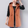 Gilet Doppio Strato Donna Primavera e Autunno Taglia Grande Stile Occidentale Gilet Gilet Capo Esterno Gilet Senza Maniche Giacca