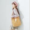 Soft Corduroy Bag Women Shopping Bag Casual Hasp Ladies One Shoulder Tote Bags Fashion Shop Women Handbags