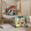 Anime The L-loud House Povlak na polštář Dekorační polštář Pohovka Domácí dekorace Pouzdro Povlaky na polštáře