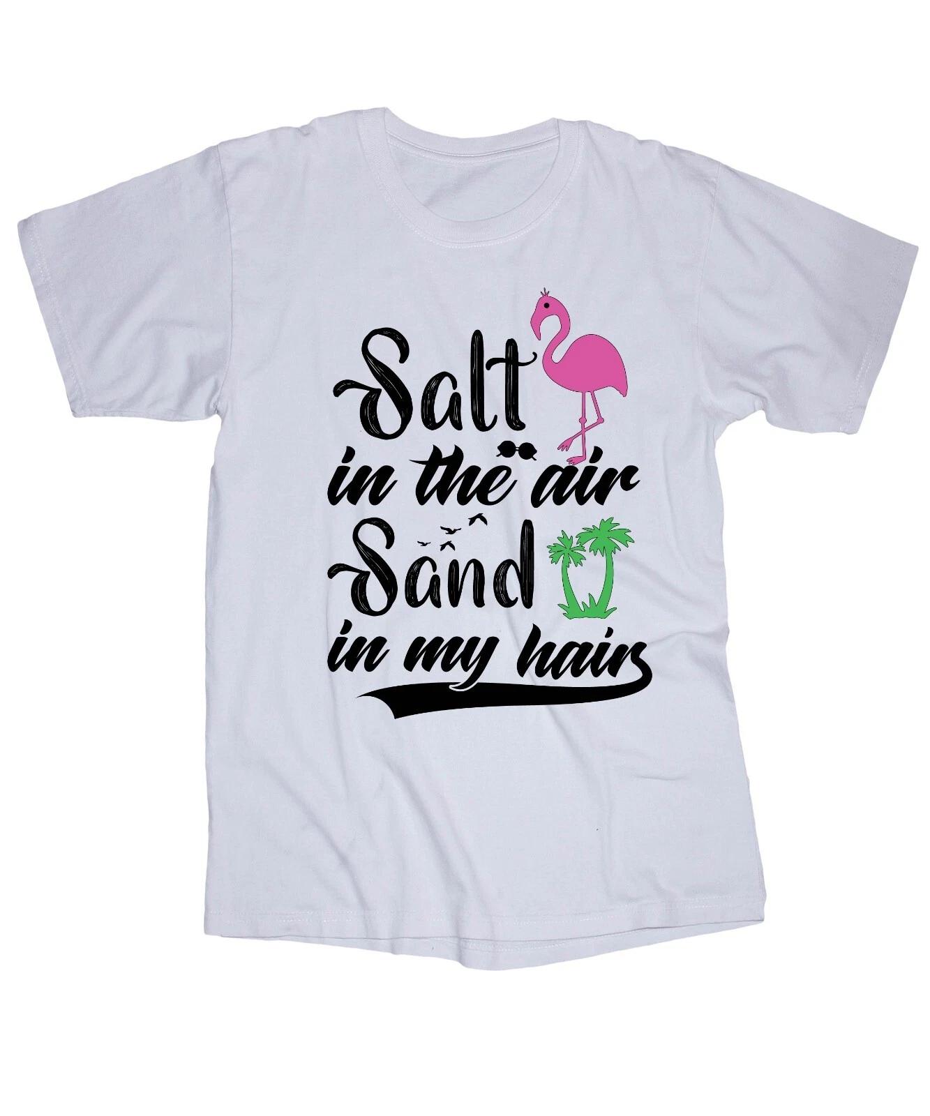

Salt in the air Sand in my Hair Beach Island Boating Flamingo Ocean Palm trees L