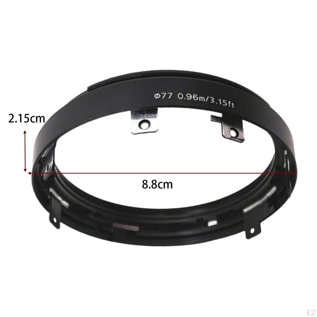 Příslušenství pro upevnění ochranné clony objektivu fotoaparátu, kovový materiál pro Sel70200GM FE70-200mm, černá