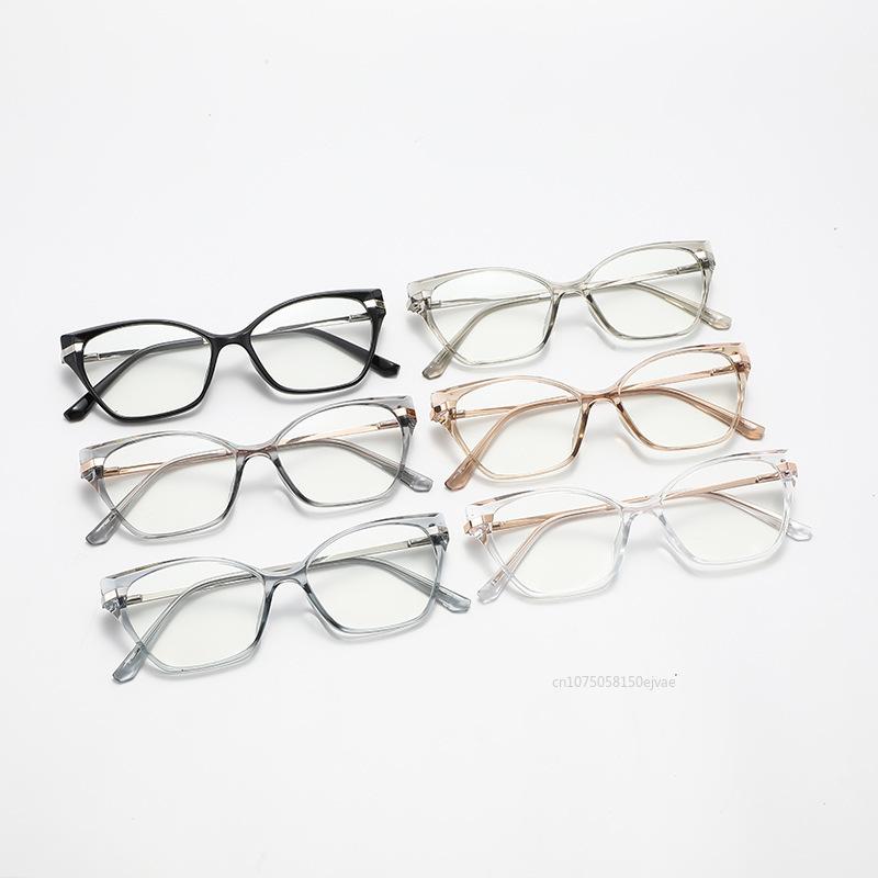 Occhiali da Miopia con Montatura Grande Fotocromatici Anti-Blu Occhiali da Vista Moda Unisex 0-4.0