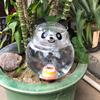 1/2/3 Peças Dispositivo Automático de Rega de Flores Inserir Umidade do Solo Design de Panda Vaso Autoirrigável Regulador Regador Transparente para Plantas