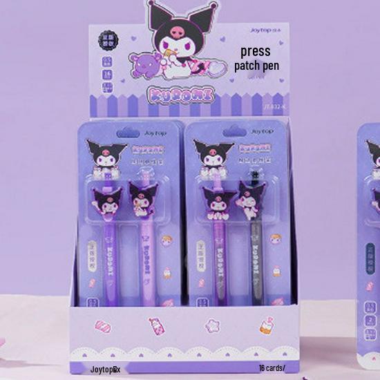 Hello Kitty Cartoon Press-Type Quick-Dry Smooth Pen