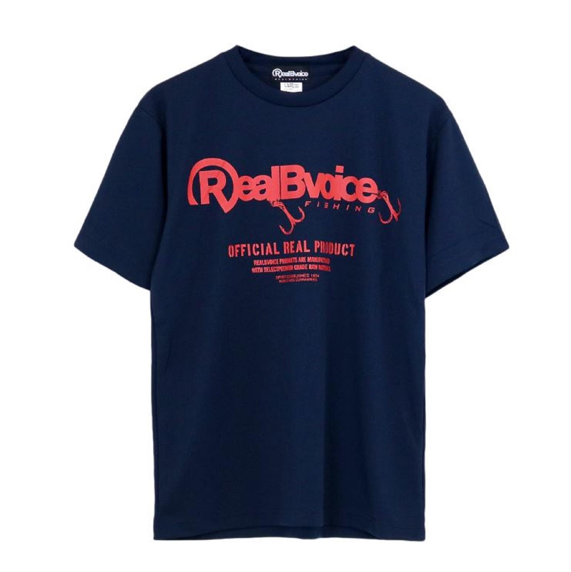 

Real B Voice FH-004 T-Shirt Dry Short Sleeve Thunder Size XL Navy (1493)