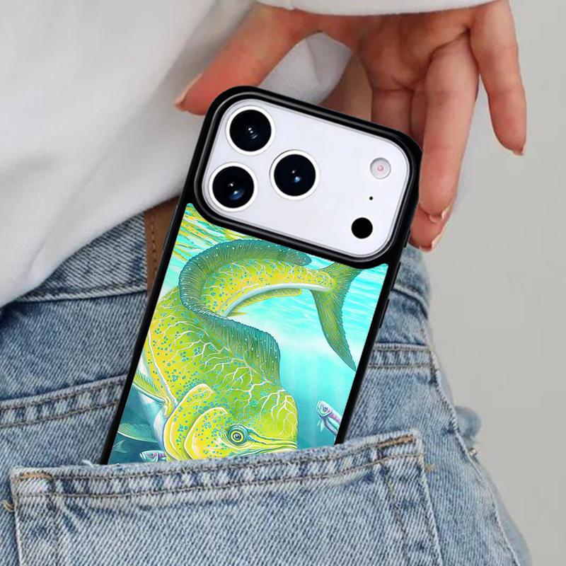 

Mahi gamefish Phone Case for iPhone 17ProMax 12 13 14 15 16e 17 Pro Max Plus Air Cover iPhone Air