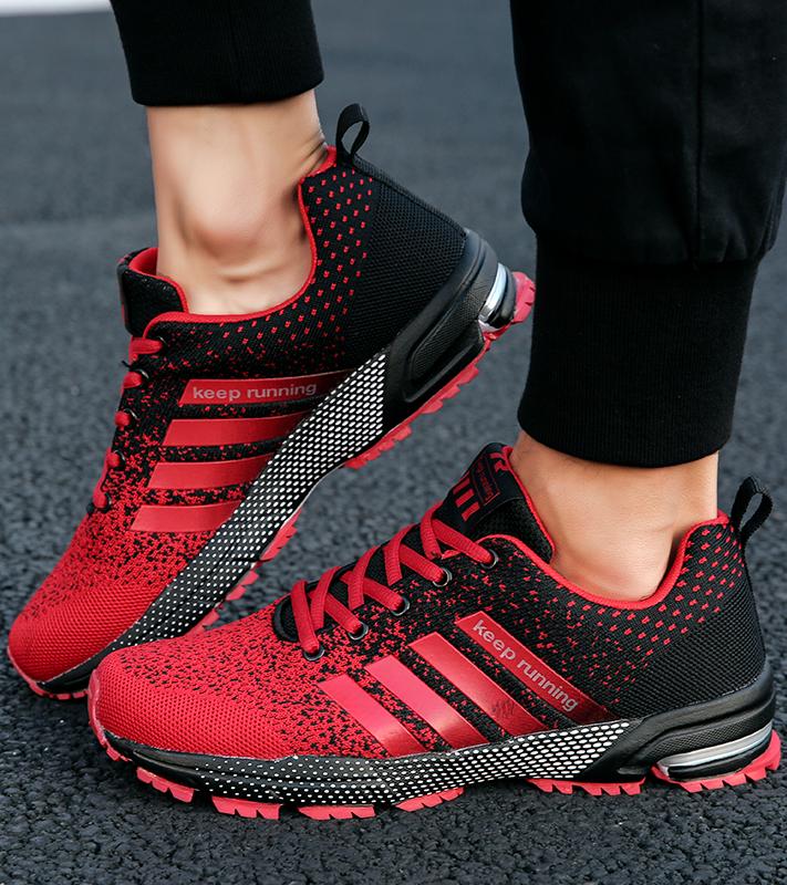 New 2024 Men Running Shoes Breathable Outdoor Sport Lightweight Couple Sneakers for Women Comfortable Athletic Training Footwear