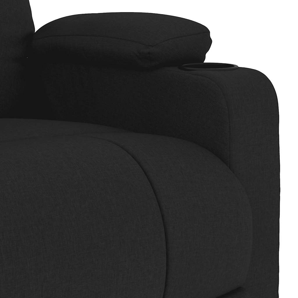 Massage Chair Black Fabric