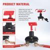 12-24V Battery Disconnect Switch 300A Battery Master Isolator Cut Off Power Kill Switch with 2 Red Key for Marine RV ATV