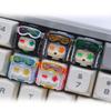 MiFuny Pilot Keycaps Originality 3D Resin Kawaii Keyboard Caps Cartoon Handmade Anime Key Caps for Mechanical Keyboards Gift