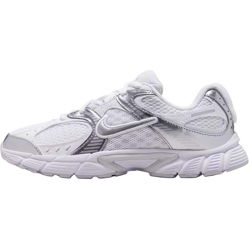 Nike V5 RNR GS White Metallic Silver Kids Sneakers Pure-Platinum HQ6411-103