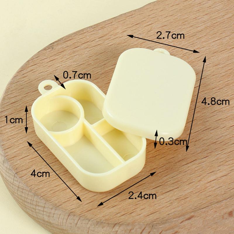 3Pcs Miniature Dollhouse Lunch Box Doll House Kitchen Food Decor Accessories Dollhouse Scene Toys