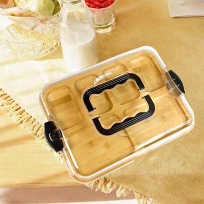 Bamboo Cheese Board Reusable Platter for Housewarming Wedding Kitchen