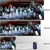 Mouse Pad Office PC HD Anime Gamer Cabinet Keyboard Pad Mousepad Metal Gear Solid Laptop Gaming Accessories Desk Mat XXL Carpet
