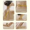 Extendable Back Scratcher Portable Hard-to-Reach Areas Double-sided Telescoping Handle Back Scratcher Magnetic Rolling Bead Acupoint Massager Tools