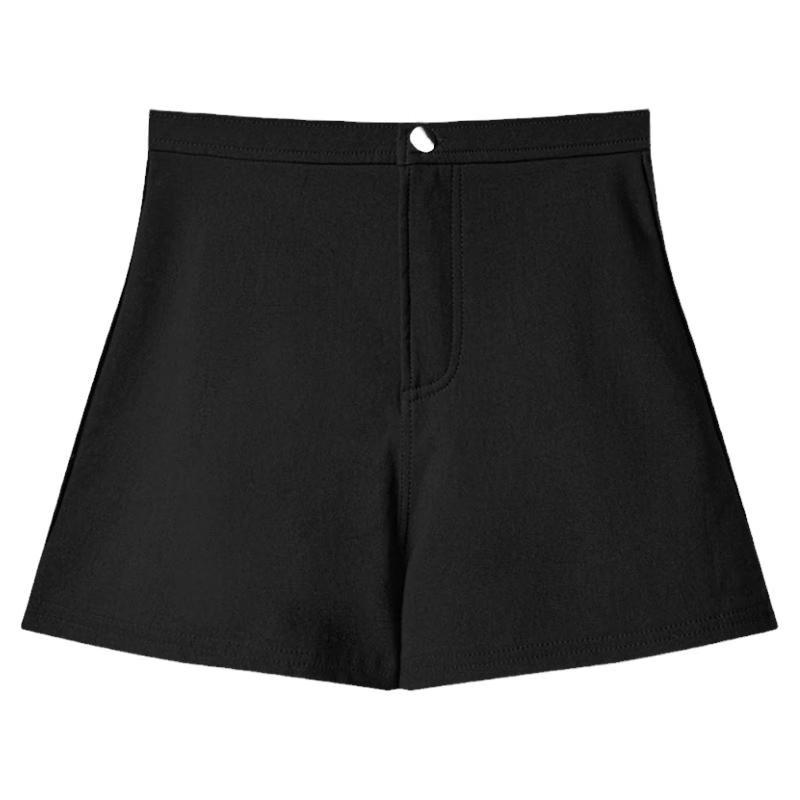 Weiße High Waist Slim Hotpants: Sommerliche lässige sexy Shorts für zierliche Frauen