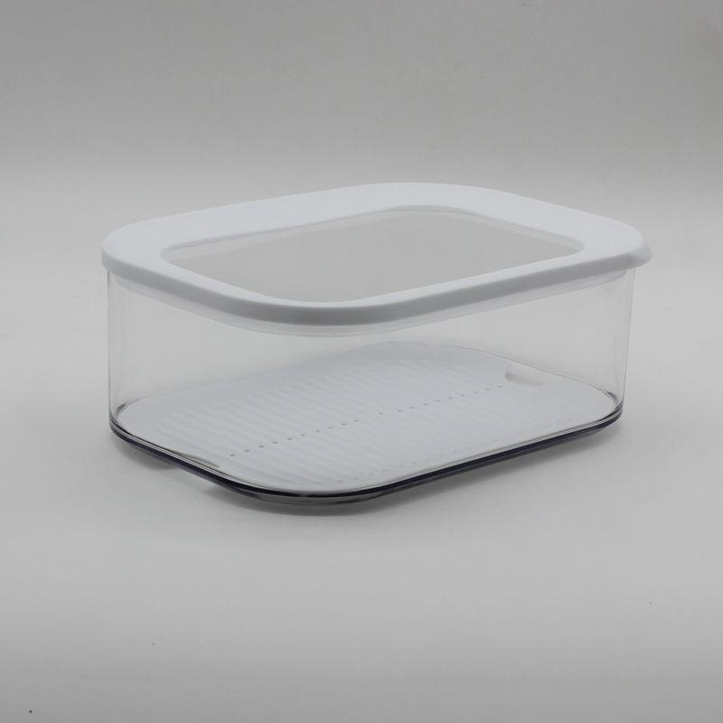 Scatola Trasparente Lavabile in Lavatrice per Alimenti, Transfrontaliera, con Coperchio per Frigoriferi da Cucina