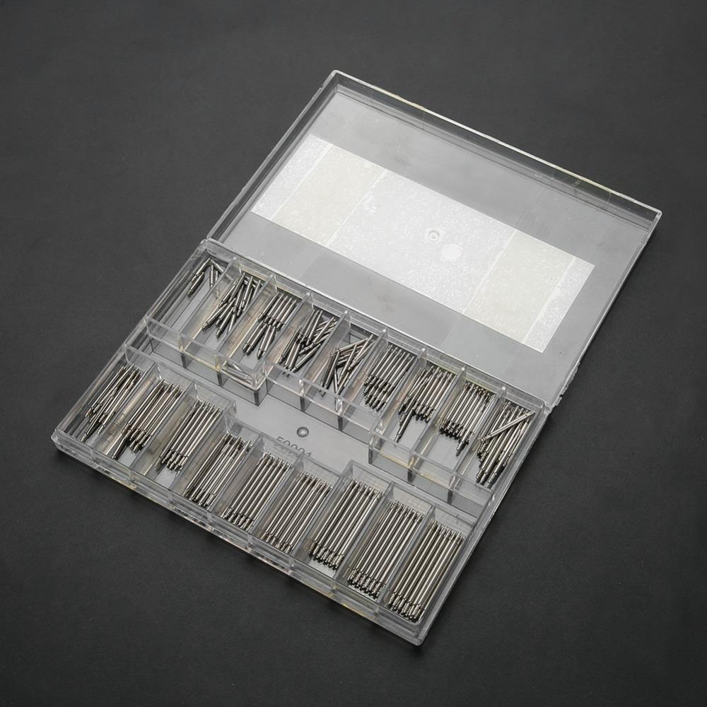 270Pcs 8-25mm Size Watch Strap Ear Sets Stainless Steel Watch Band Pins  Watch Maintenance