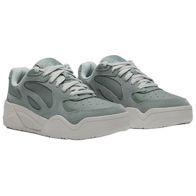 Under Armour Court Anatomix Comfortable Versatile Low-Top Lifestyle Sneakers Unisex sneakers Gray Green 6000063-348