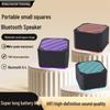 Mini Cube Portable Wireless Bluetooth Speaker – TWS Outdoor Desktop Steel Cannon with Bass