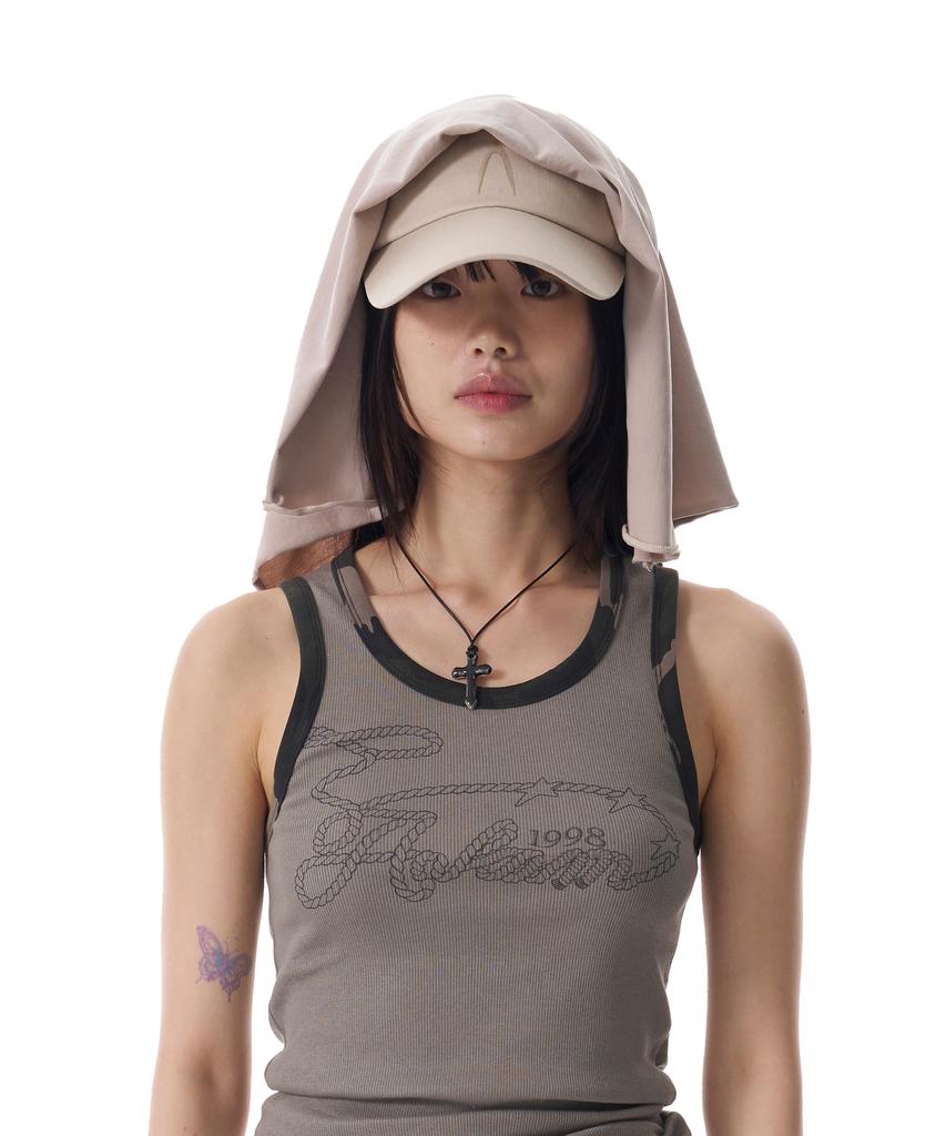 AAKAM Scarf Cap (Beige)