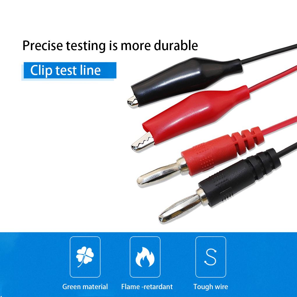 Cable Red Black Banana Head Wire Texting Measurement Multifunctional Long-Lasting Line Repair Maintenance Universal Power