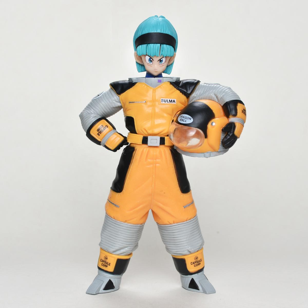 21cm/8.3in Anime Dragon Ball Z Figure Space Suit Bulma Figure PVC Action Figures Collection Model Toys Gifts
